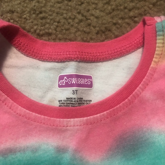 TODDLER, SWIGGLES BRAND soft cotton dress SIZE 3T - Picture 2 of 3